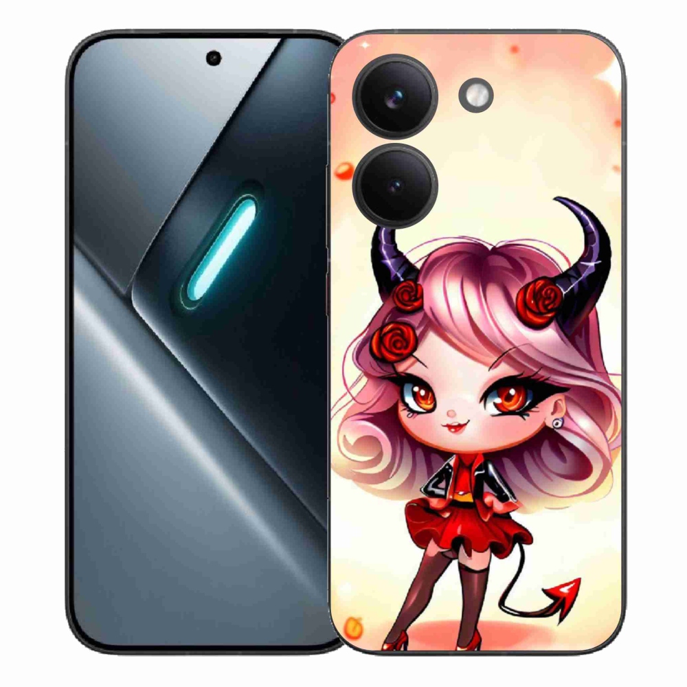 Gél borító mmCase a Xiaomi Poco X8 Pro számára - rajzfilm ördög