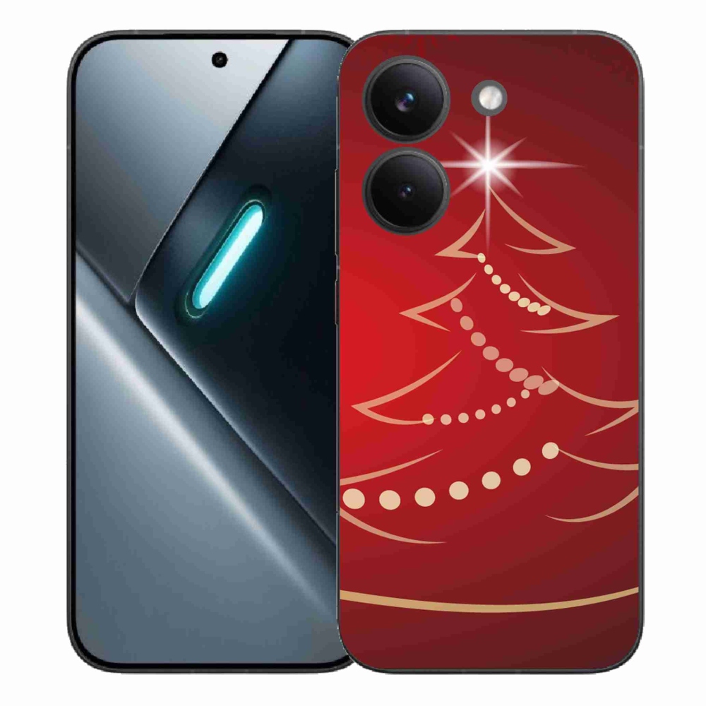 Gél borítás mmCase a Xiaomi Poco X8 Pro számára - karácsonyfa karikatúra