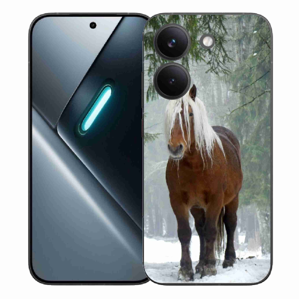 Gél borítás mmCase a Xiaomi Poco X8 Pro számára - ló az erdőben