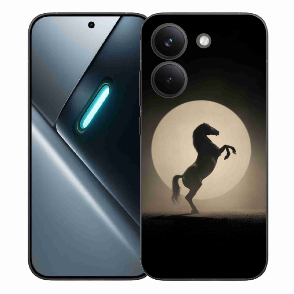 Gél borítás mmCase a Xiaomi Poco X8 Pro számára - ló sziluettben