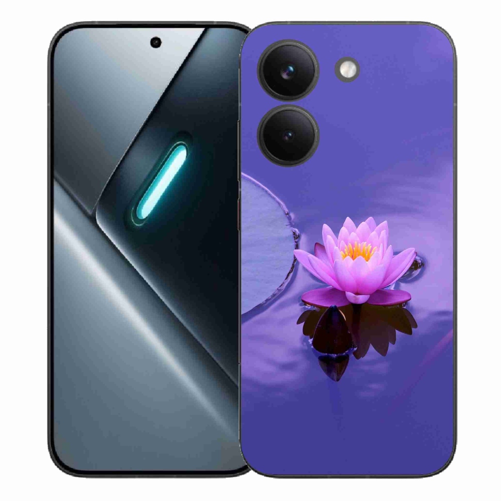 Gél borítás mmCase a Xiaomi Poco X8 Pro számára - virág a felületen