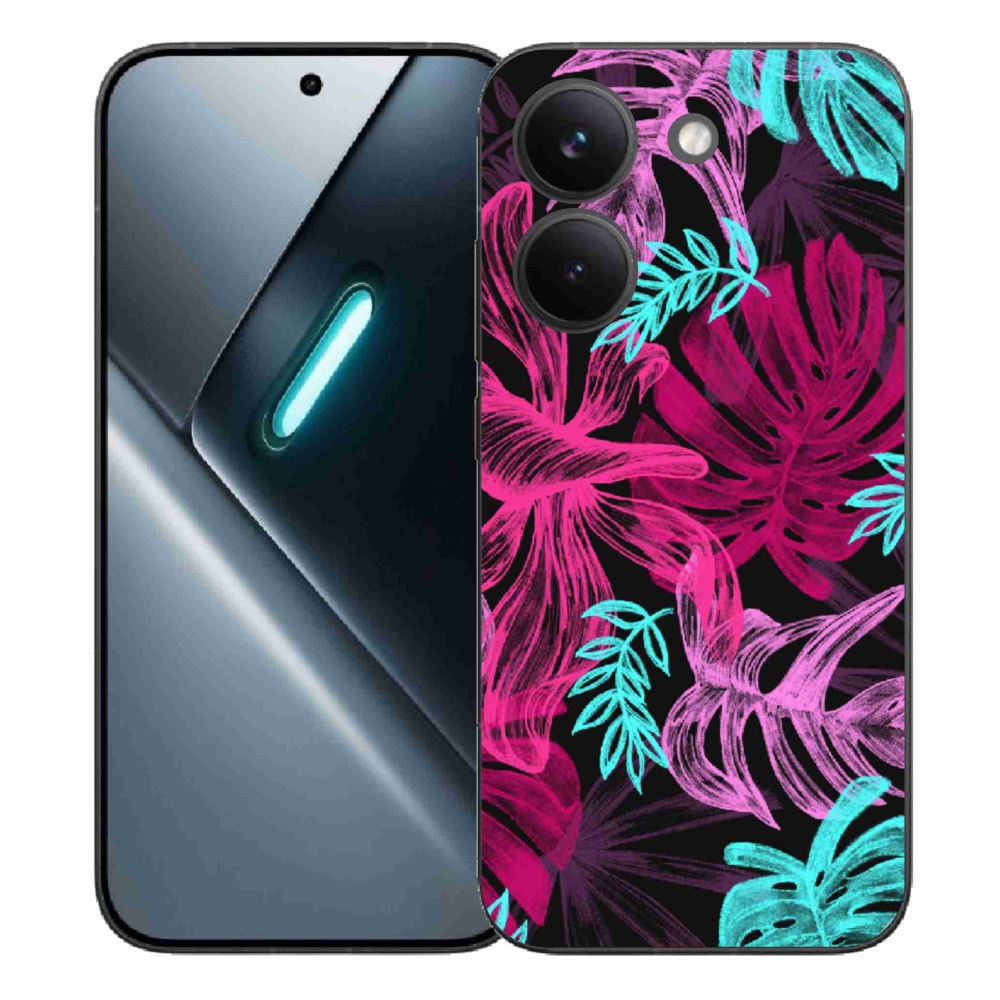 Gél borítás mmCase a Xiaomi Poco X8 Pro számára - virágok 1