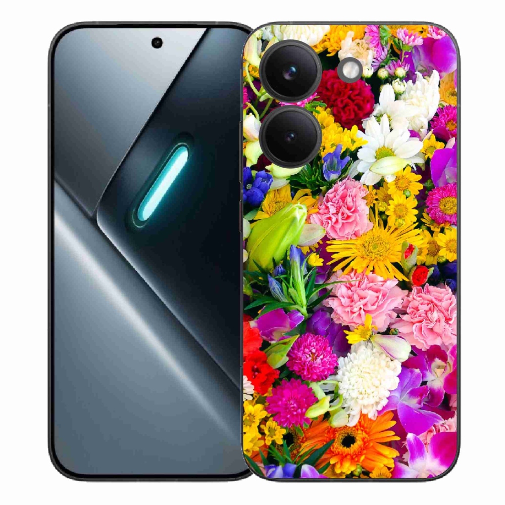 Gél borítás mmCase a Xiaomi Poco X8 Pro számára - virág 12