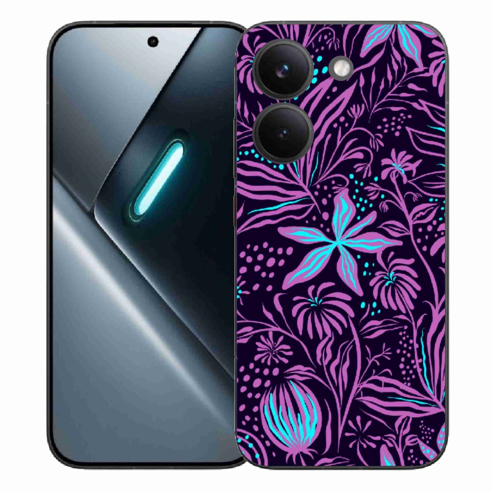 Gél borítás mmCase a Xiaomi Poco X8 Pro számára - virágok 2