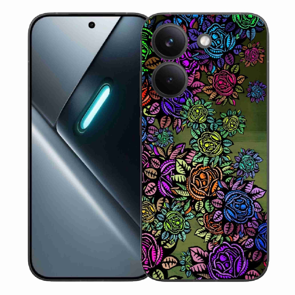 Gél borítás mmCase a Xiaomi Poco X8 Pro számára - virágok 6