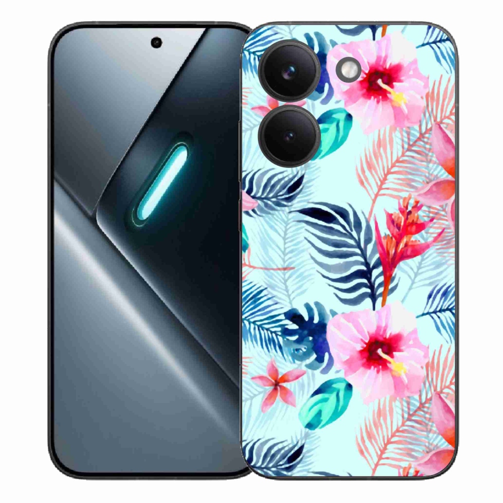 Gél borítás mmCase a Xiaomi Poco X8 Pro számára - virágok