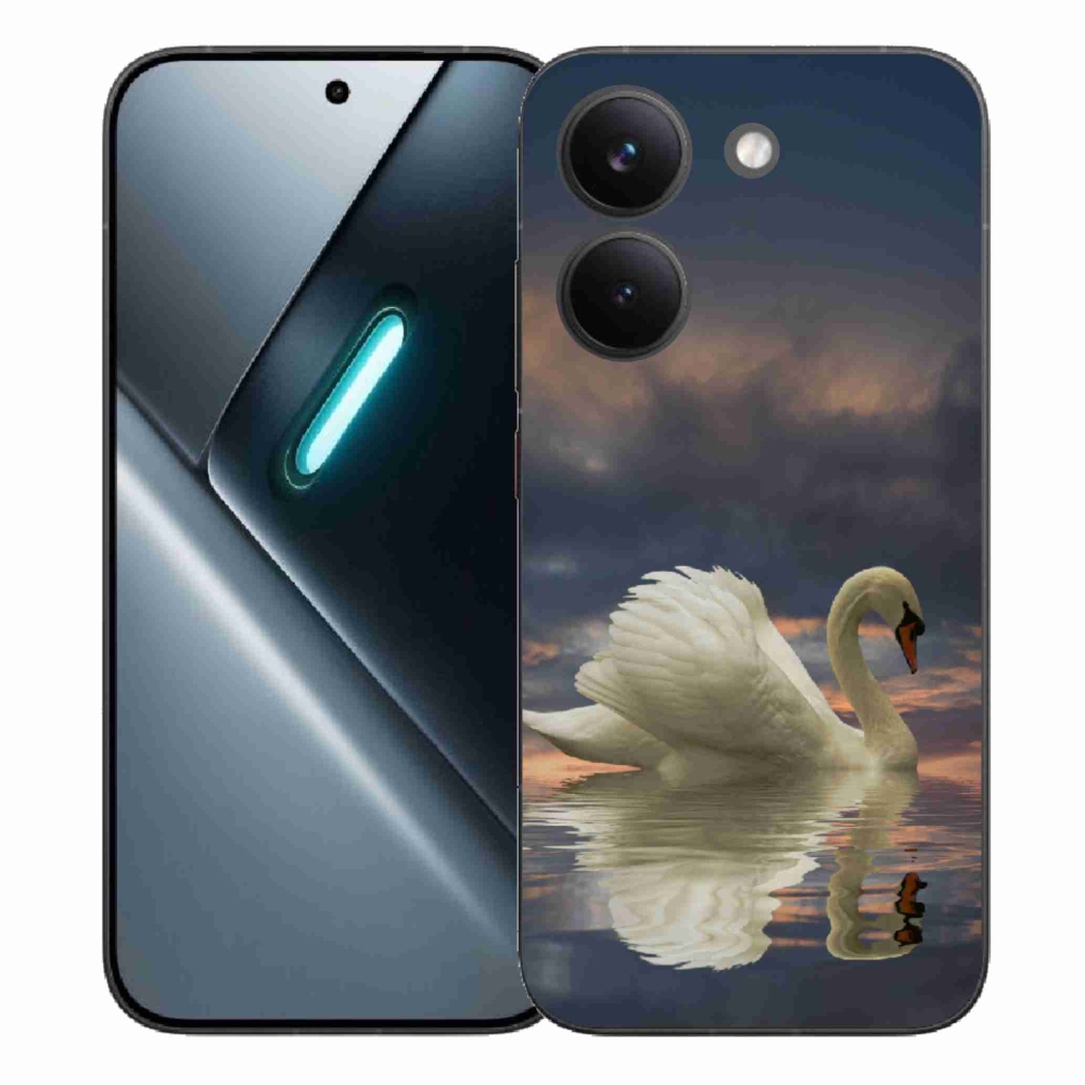 Gél borítás mmCase a Xiaomi Poco X8 Pro számára - hattyú