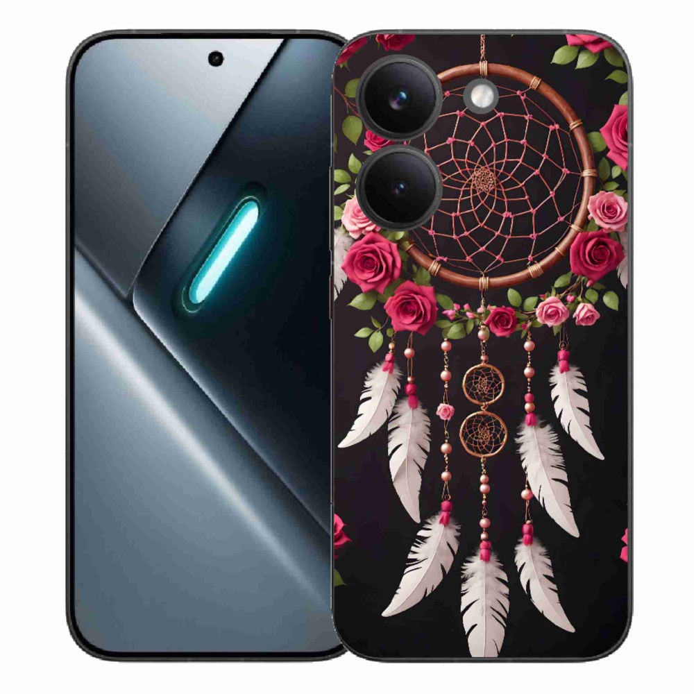 Gél borítás mmCase a Xiaomi Poco X8 Pro számára - álomfogó rózsákkal