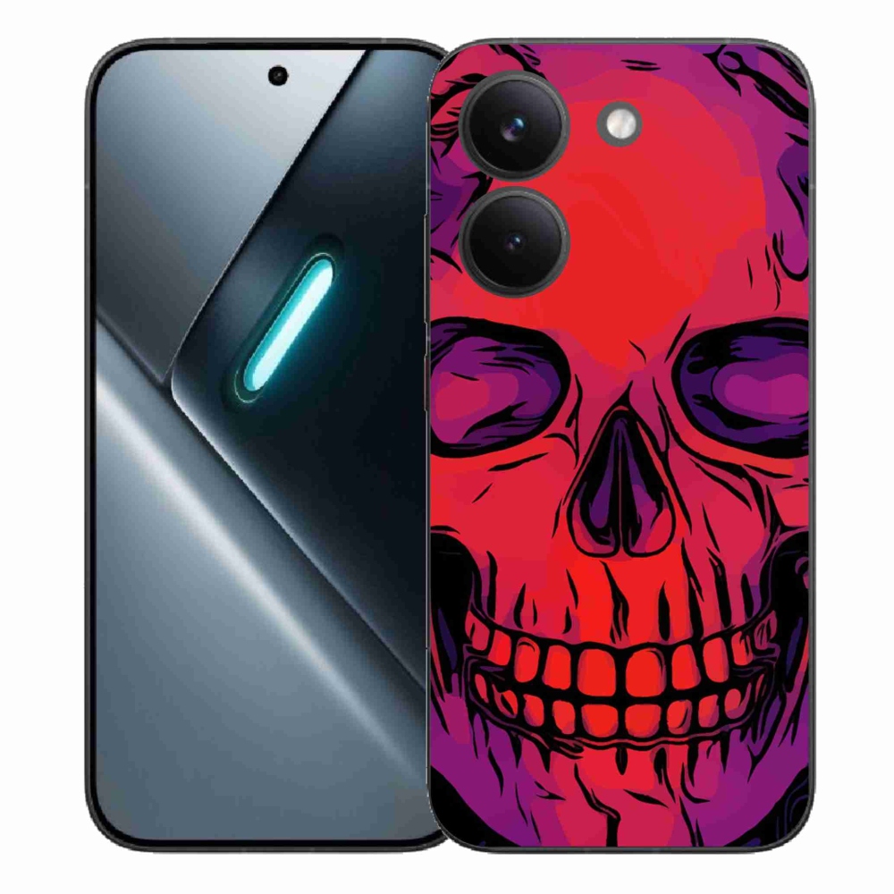 Gél borítás mmCase a Xiaomi Poco X8 Pro számára - koponya