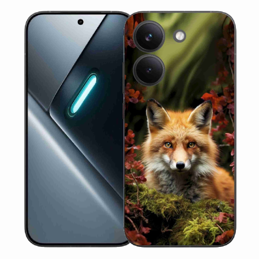 Gél borítás mmCase a Xiaomi Poco X8 Pro számára - róka az erdőben