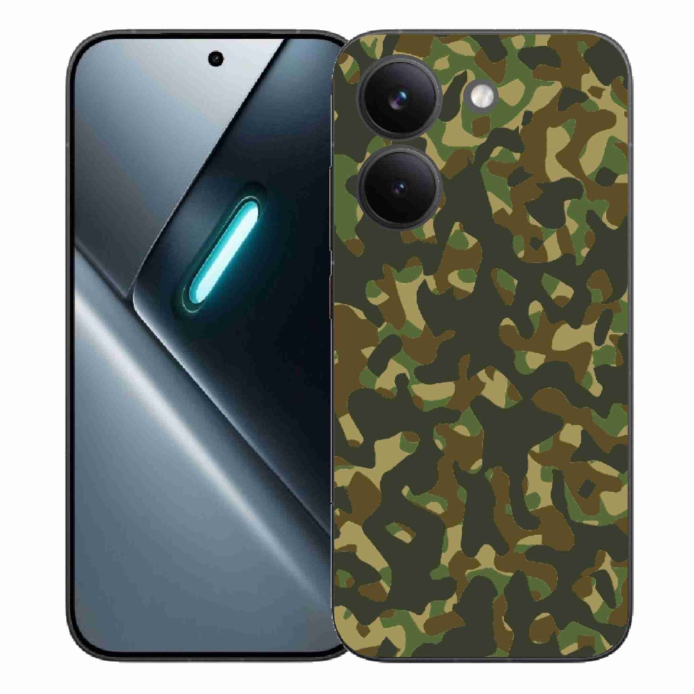 Gél borítás mmCase a Xiaomi Poco X8 Pro számára - álcázó minta 1