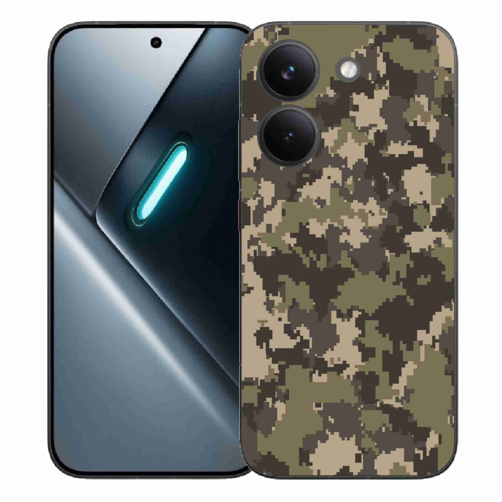 Gél borítás mmCase a Xiaomi Poco X8 Pro számára - terepszínű minta 12