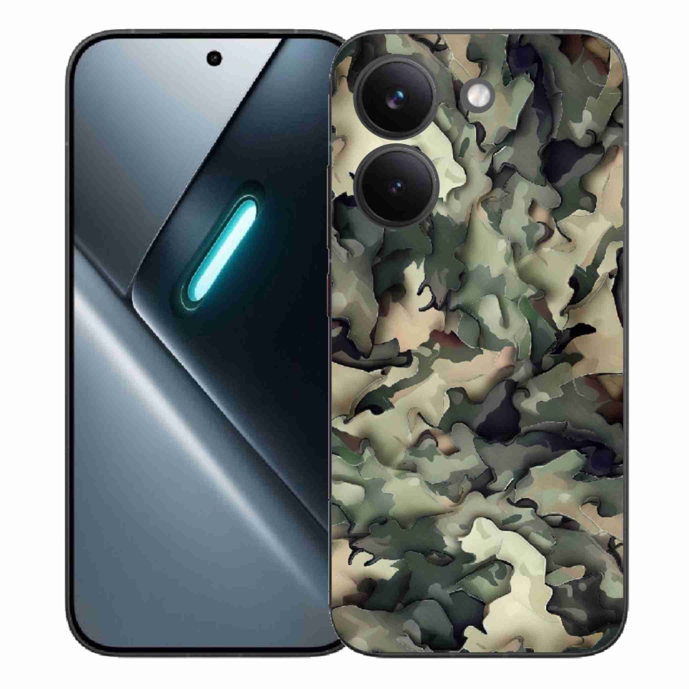 Gél borítás mmCase a Xiaomi Poco X8 Pro számára - terepszínű minta 9