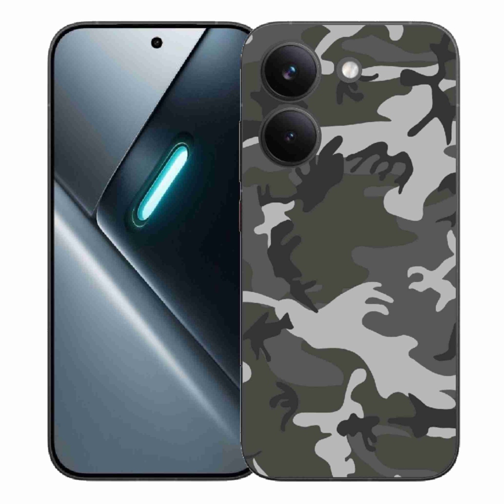 Gél borítás mmCase a Xiaomi Poco X8 Pro számára - terepszínű minta