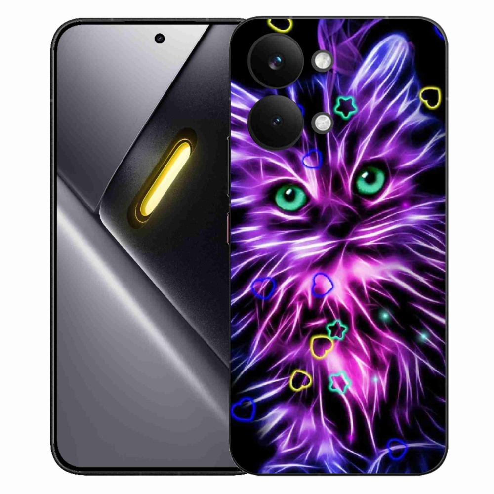 Gél borítás mmCase a Xiaomi Poco X8 Pro Max készülékhez - absztrakt macska