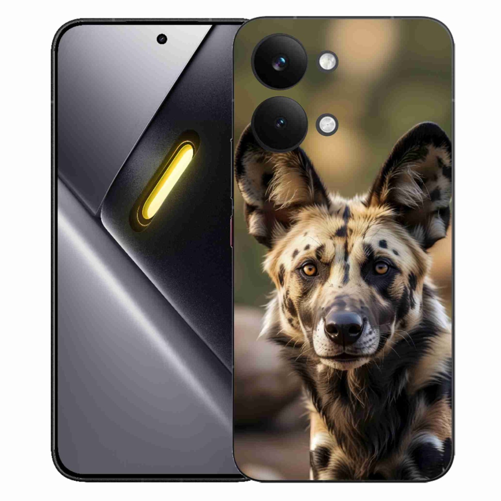 Gél borítás mmCase a Xiaomi Poco X8 Pro Max készülékhez - Afrikai vadkutya