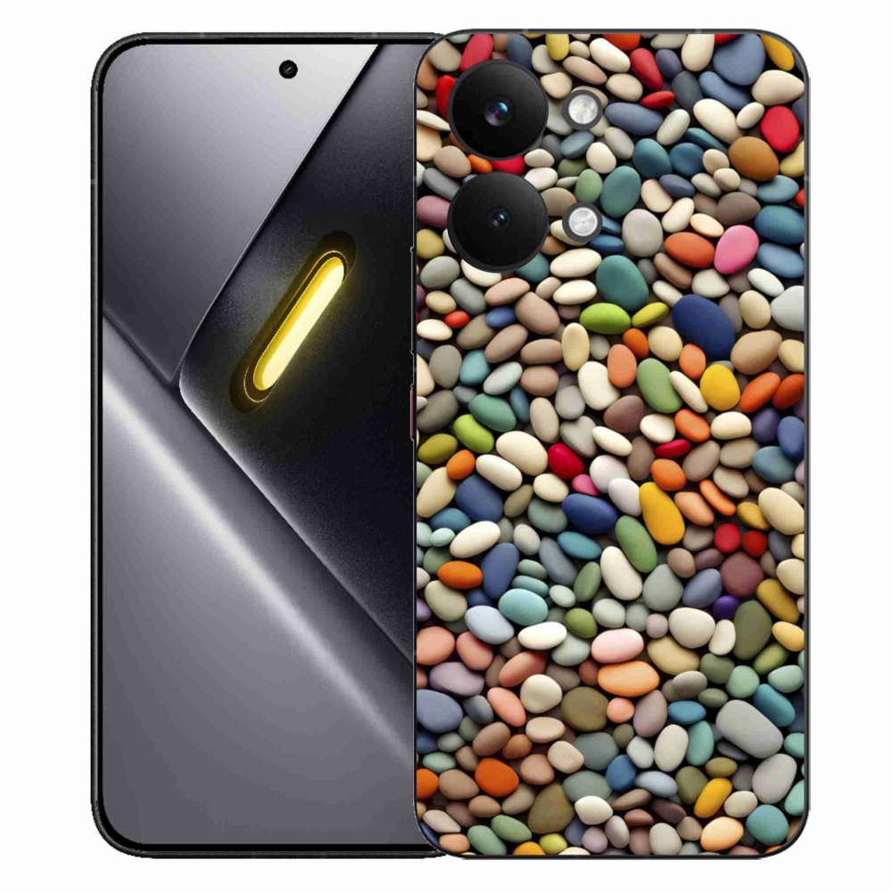 Gél borítás mmCase a Xiaomi Poco X8 Pro Max számára - színes strasszkövek 2