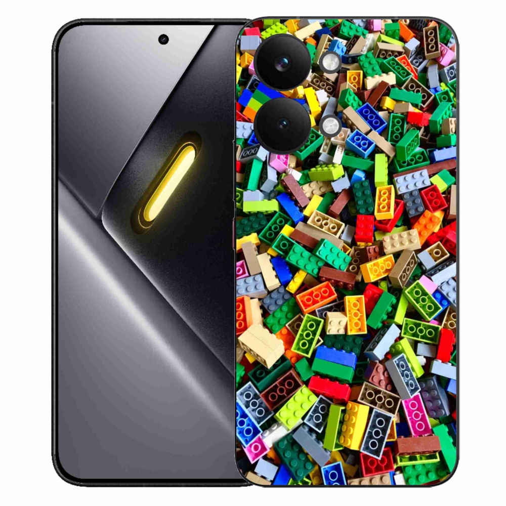 Gél borítás mmCase a Xiaomi Poco X8 Pro Max készülékhez - színes építőkockák