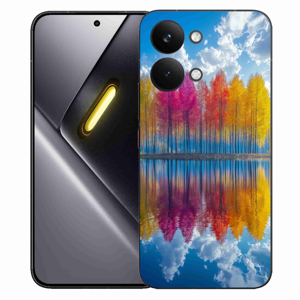 Gél borítás mmCase a Xiaomi Poco X8 Pro Max számára - színes fák