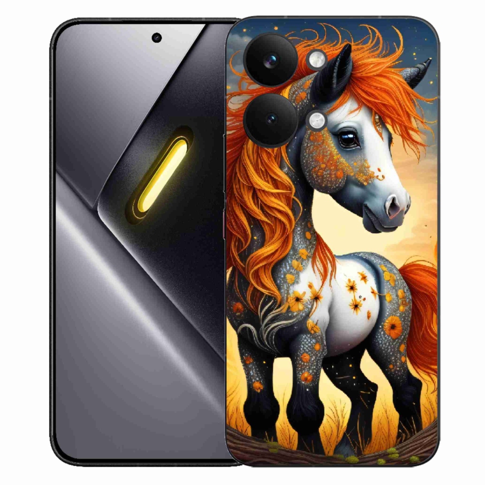 Gél borítás mmCase a Xiaomi Poco X8 Pro Max készülékhez - színes póni