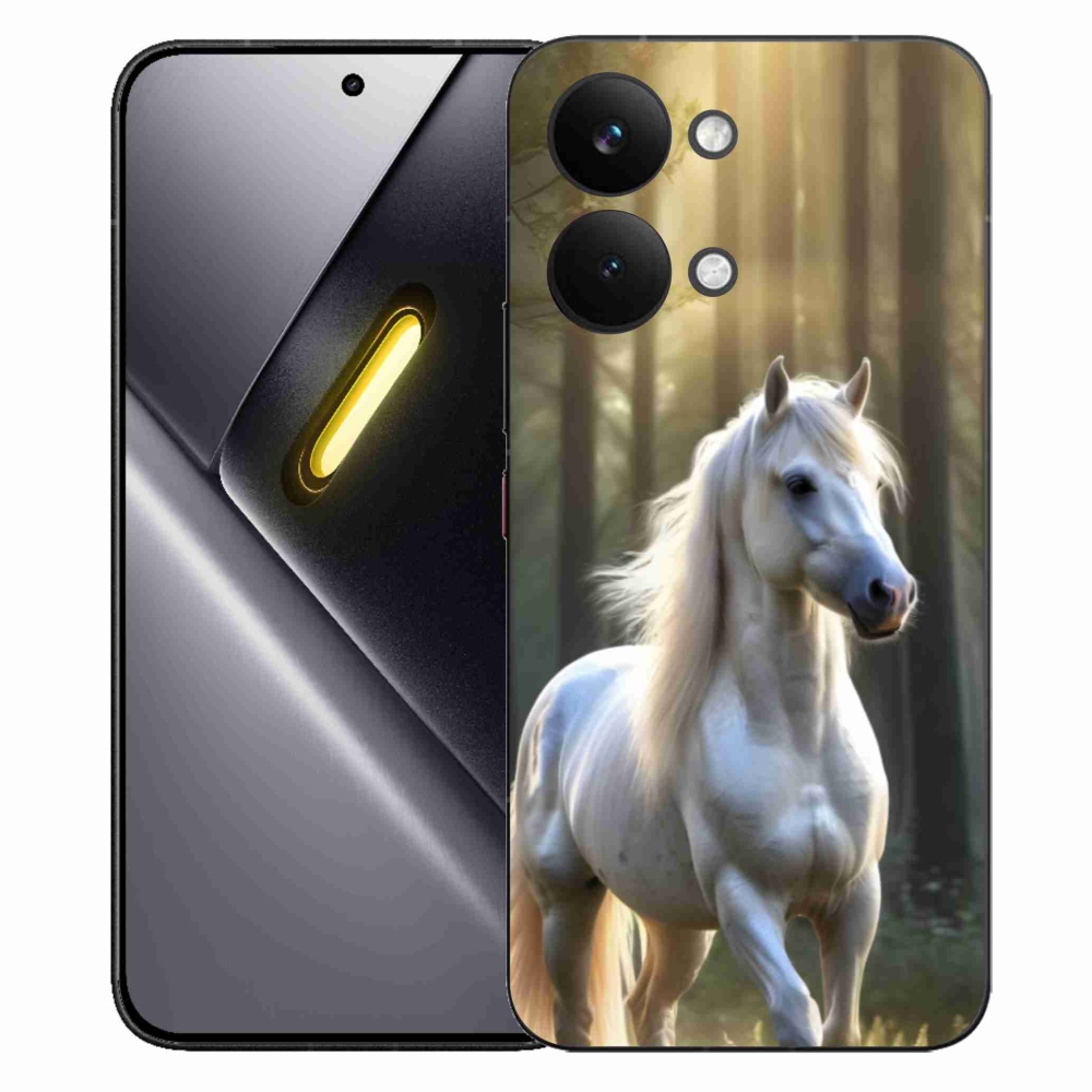 Gél borítás mmCase a Xiaomi Poco X8 Pro Max számára - fehér ló 3