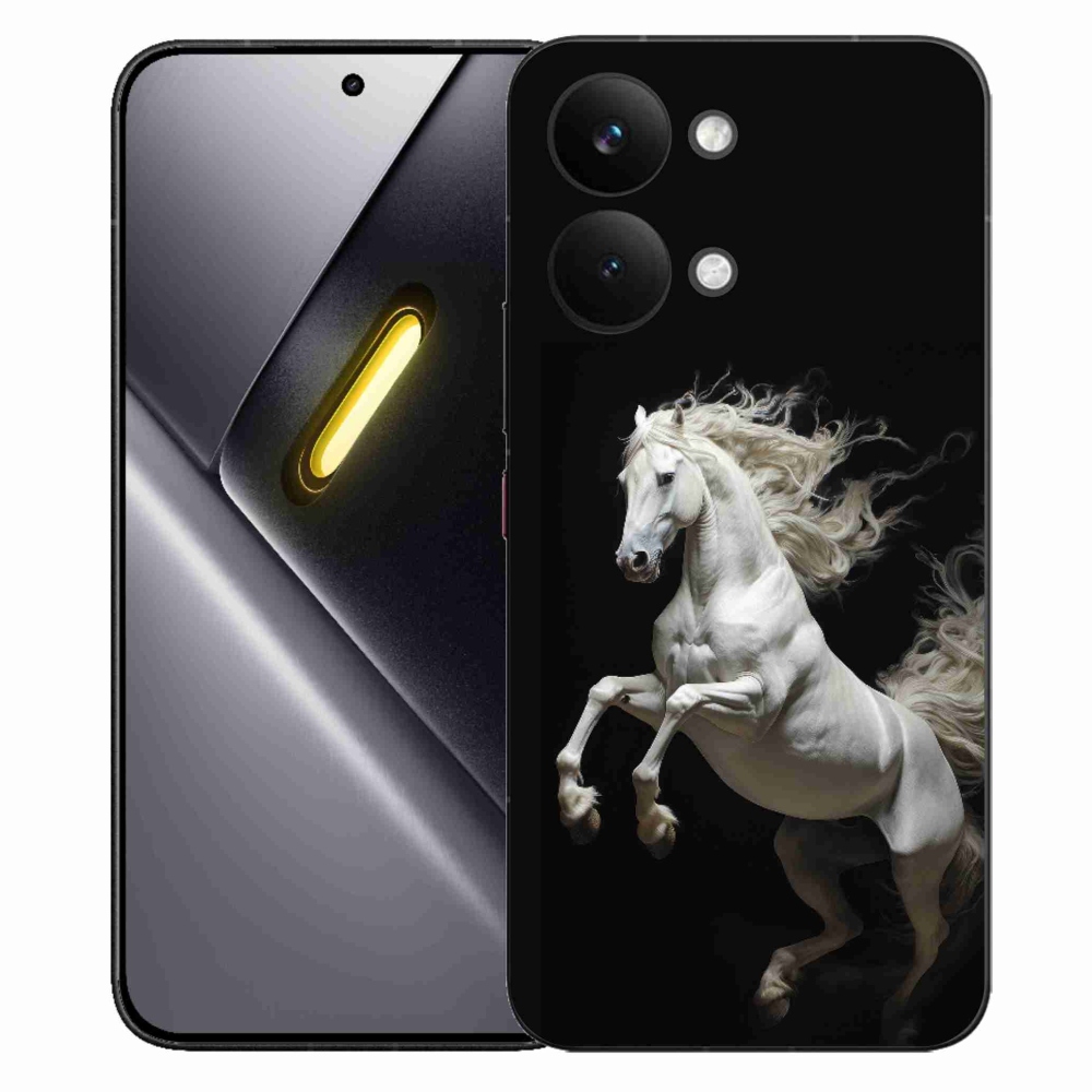 Gél borítás mmCase a Xiaomi Poco X8 Pro Max számára - fehér ló 4