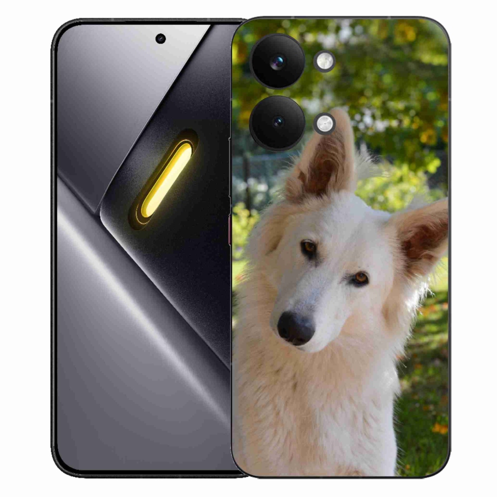 Gél borítás mmCase a Xiaomi Poco X8 Pro Max számára - Fehér svájci juhász 1