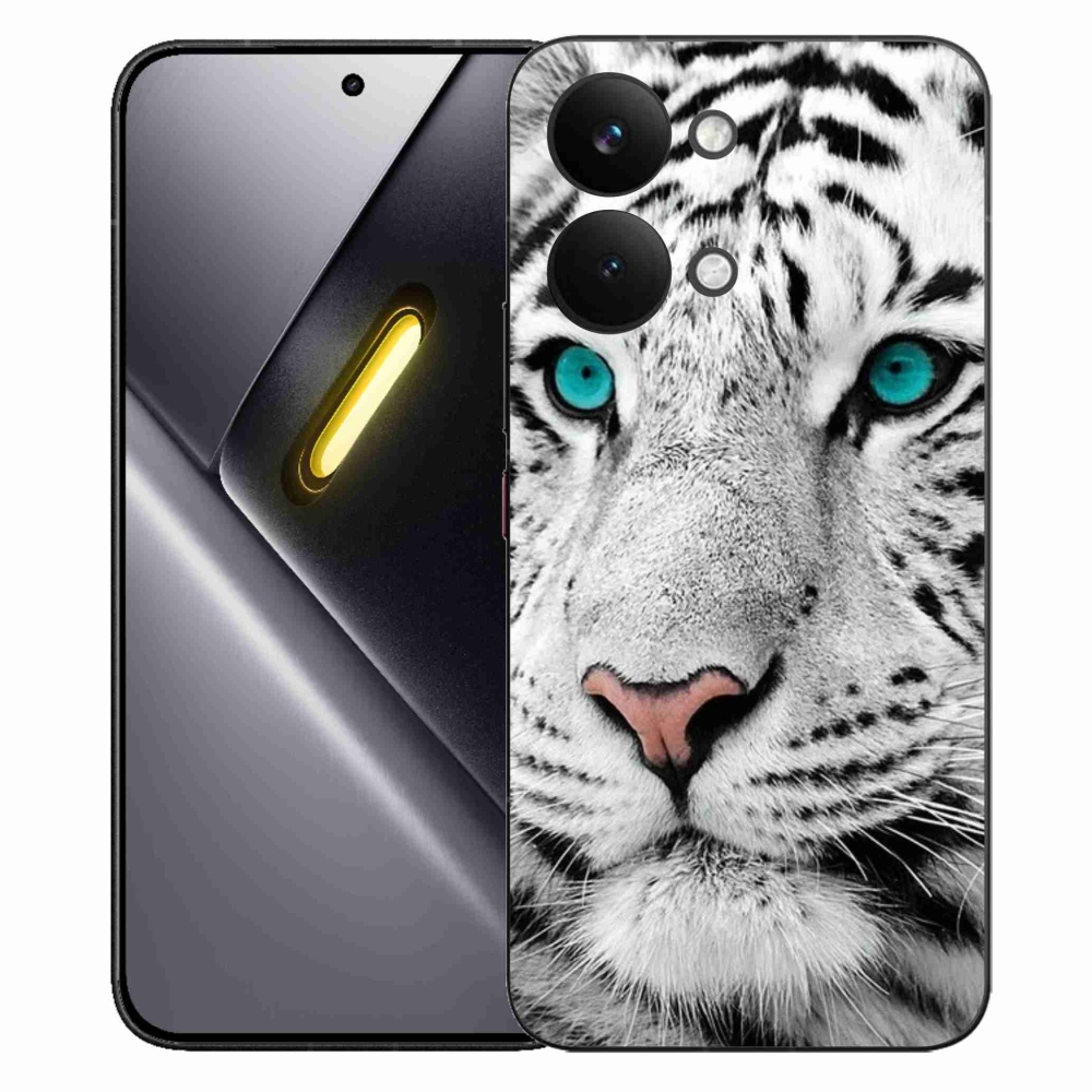 Gél borítás mmCase a Xiaomi Poco X8 Pro Max készülékhez - fehér tigris