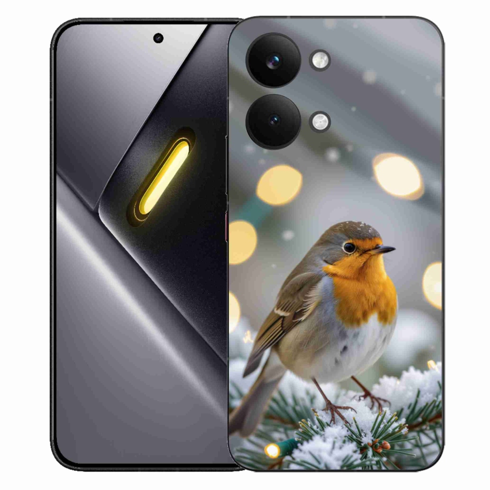 Gél borítás mmCase a Xiaomi Poco X8 Pro Max számára - piros télen