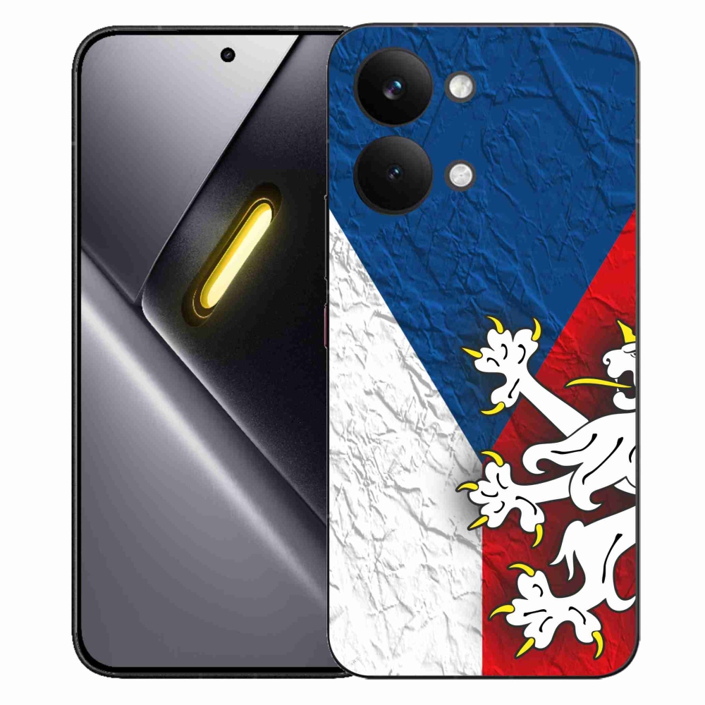 Gél borítás mmCase a Xiaomi Poco X8 Pro Max számára - cseh zászló 1