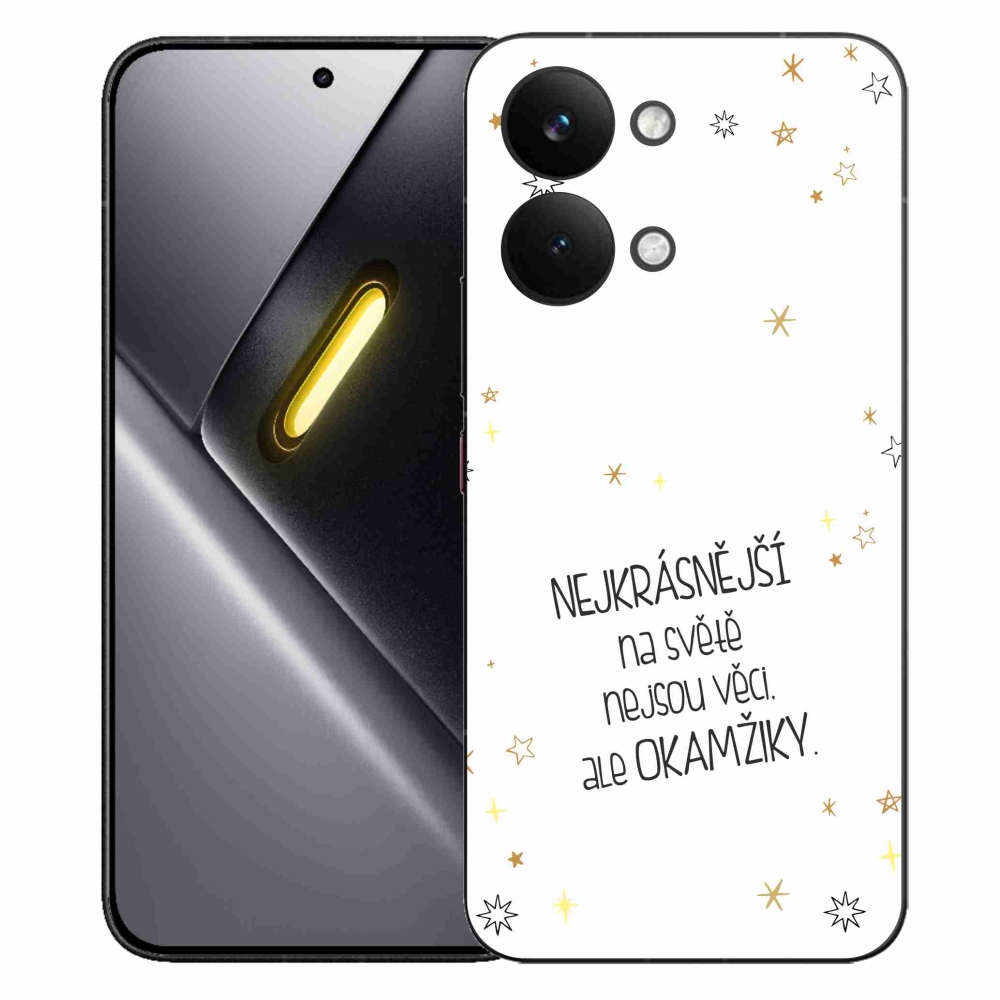Gél borítás mmCase a Xiaomi Poco X8 Pro Max készülékhez - idézem 4 fehér háttér