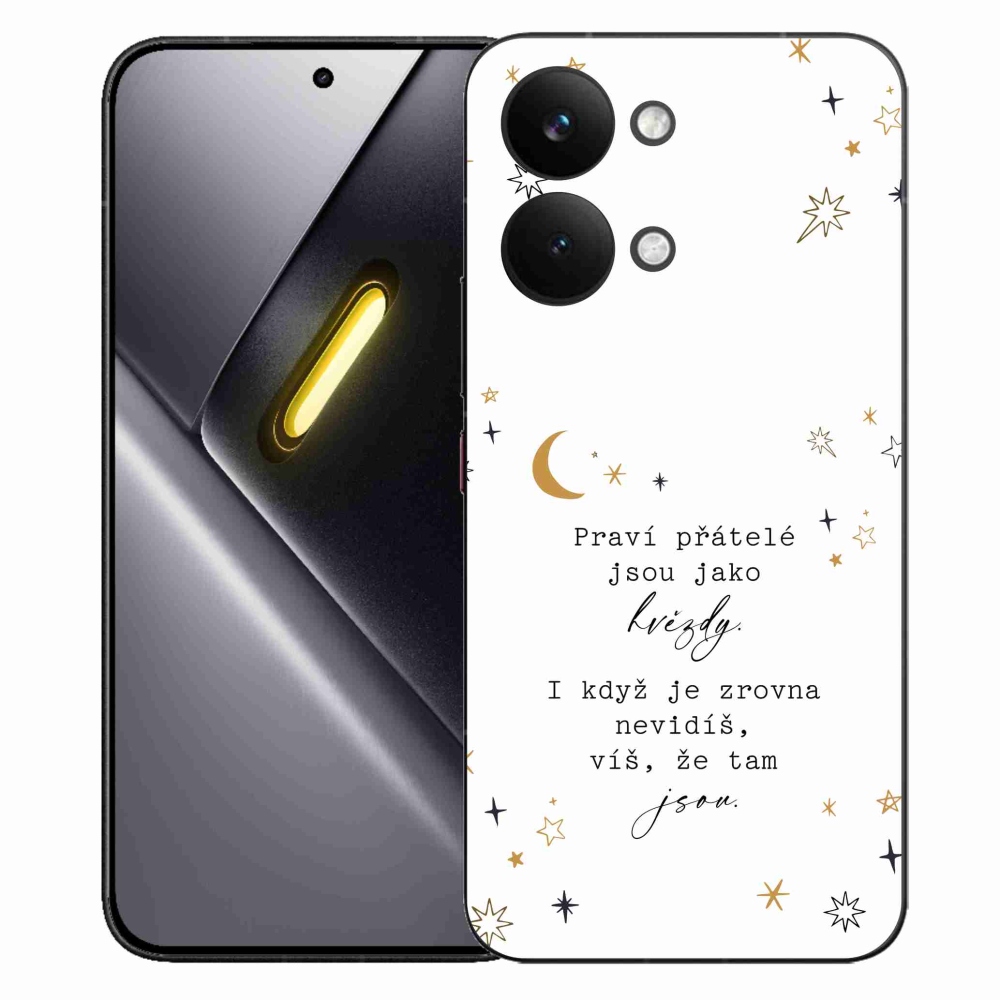 Gél borítás mmCase a Xiaomi Poco X8 Pro Max készülékhez - idézem 6 fehér háttér