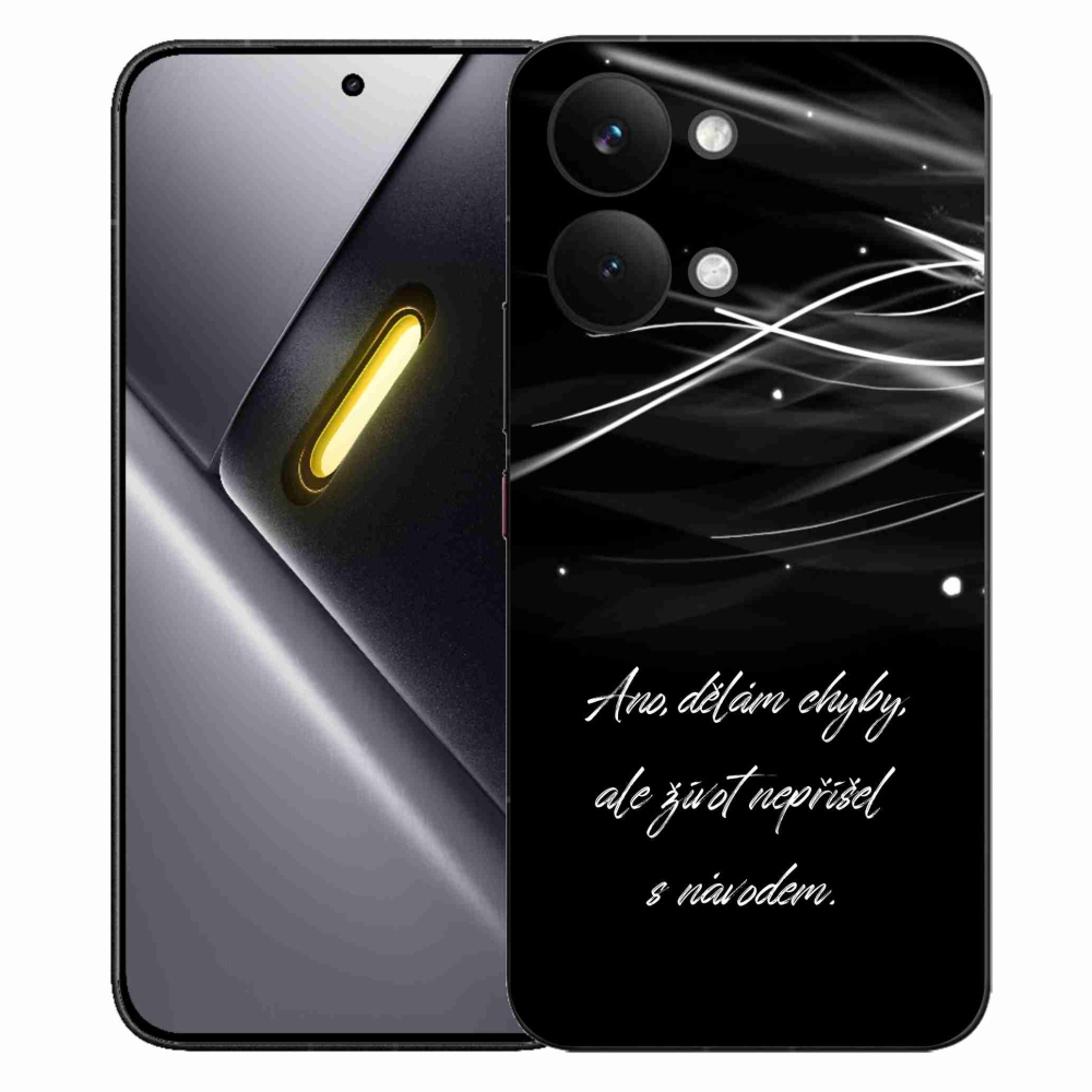 Gél borítás mmCase a Xiaomi Poco X8 Pro Max készülékhez - idézem fekete háttér