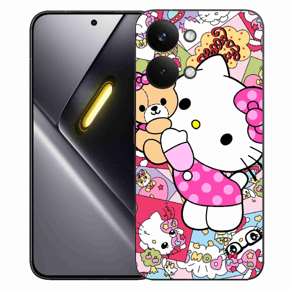 Gél borítás mmCase a Xiaomi Poco X8 Pro Max számára - aranyos cica