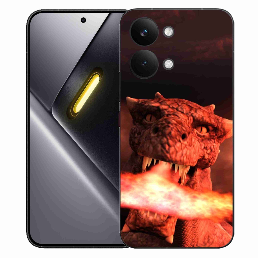 Gél borítás mmCase a Xiaomi Poco X8 Pro Max-hoz - sárkány