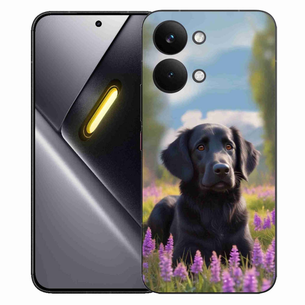 Gél borítás mmCase a Xiaomi Poco X8 Pro Max készülékhez - elegáns fekete retriever