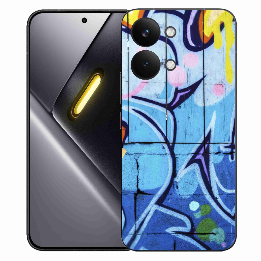 Gél borítás mmCase a Xiaomi Poco X8 Pro Max készülékhez - graffiti