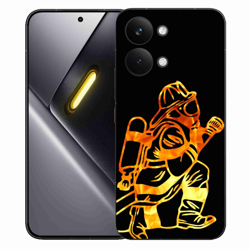 Gél borítás mmCase a Xiaomi Poco X8 Pro Max számára - tűzoltó 1