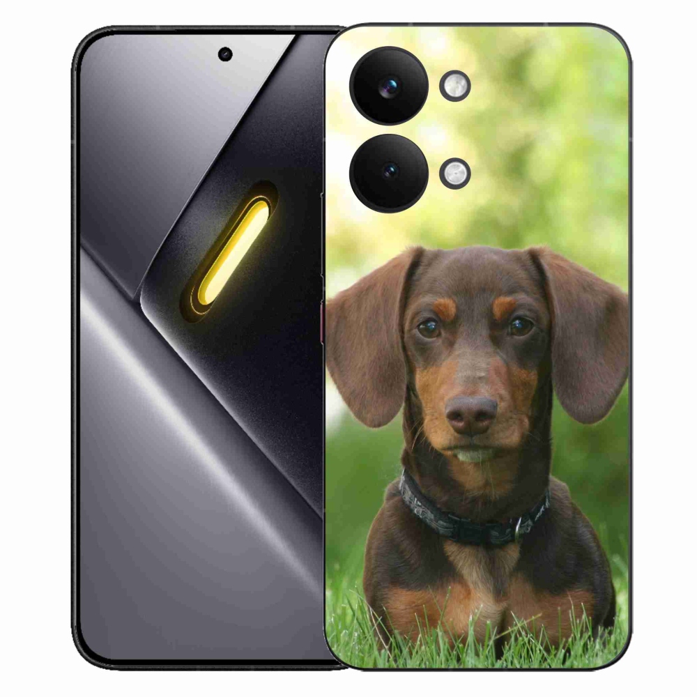 Gél borítás mmCase a Xiaomi Poco X8 Pro Max készülékhez - barna tacskó