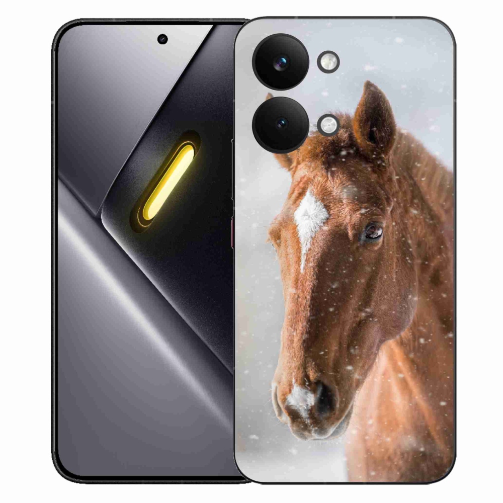 Gél borítás mmCase a Xiaomi Poco X8 Pro Max-hoz - barna ló 2