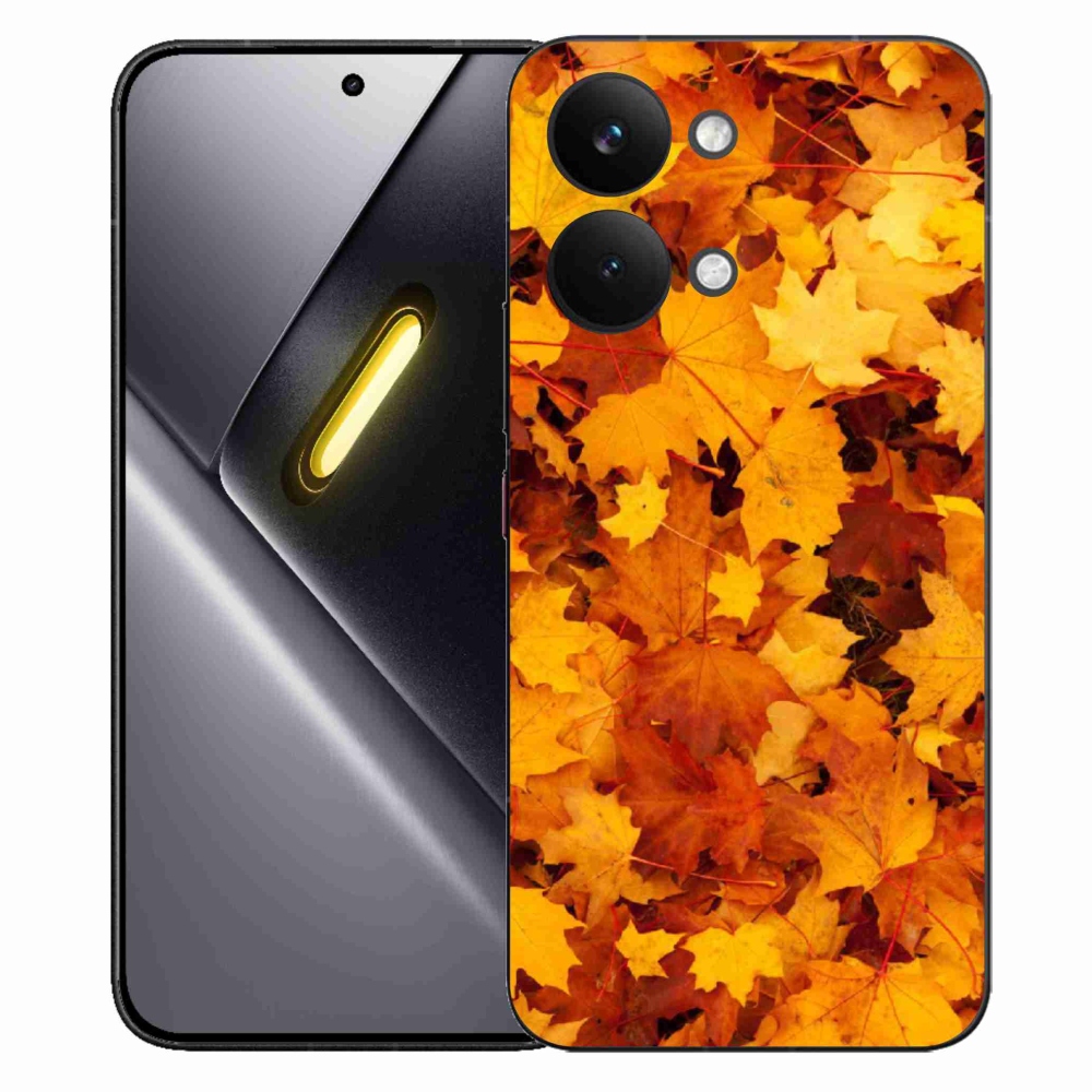 Gél borítás mmCase a Xiaomi Poco X8 Pro Max készülékhez - juharlevelek