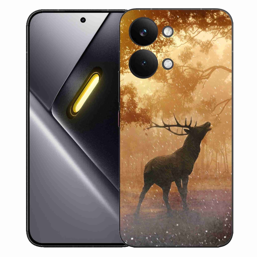 Zselés borítás mmCase a Xiaomi Poco X8 Pro Max számára - szarvas a vadászaton