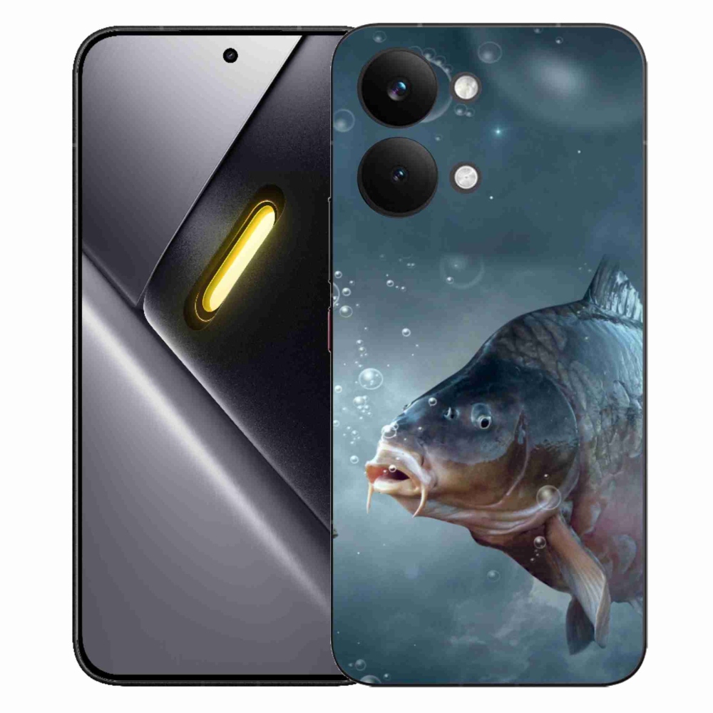 Gél borítás mmCase a Xiaomi Poco X8 Pro Max számára - ponty és buborékok