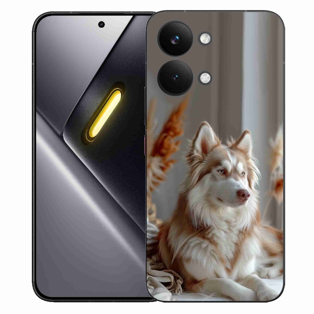 Gél borítás mmCase a Xiaomi Poco X8 Pro Max számára - csendes szibériai husky
