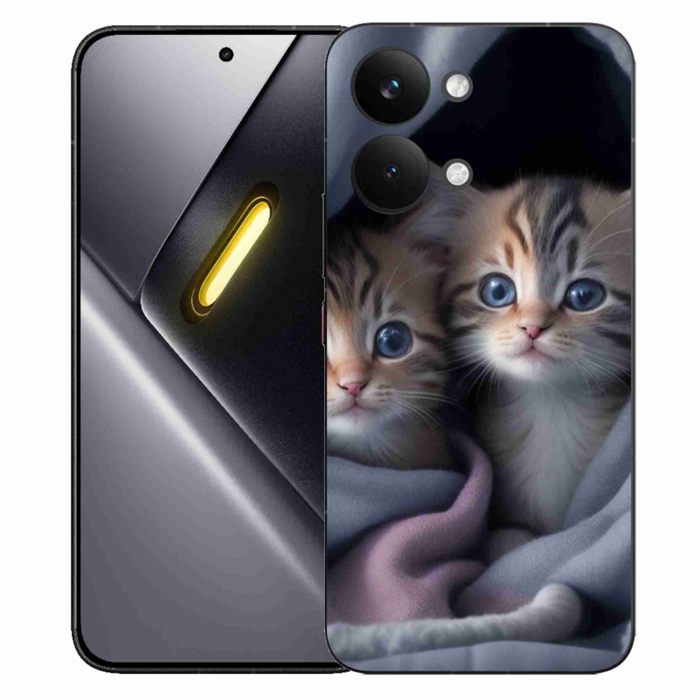 Gél borítás mmCase a Xiaomi Poco X8 Pro Max készülékhez - cat duo 2