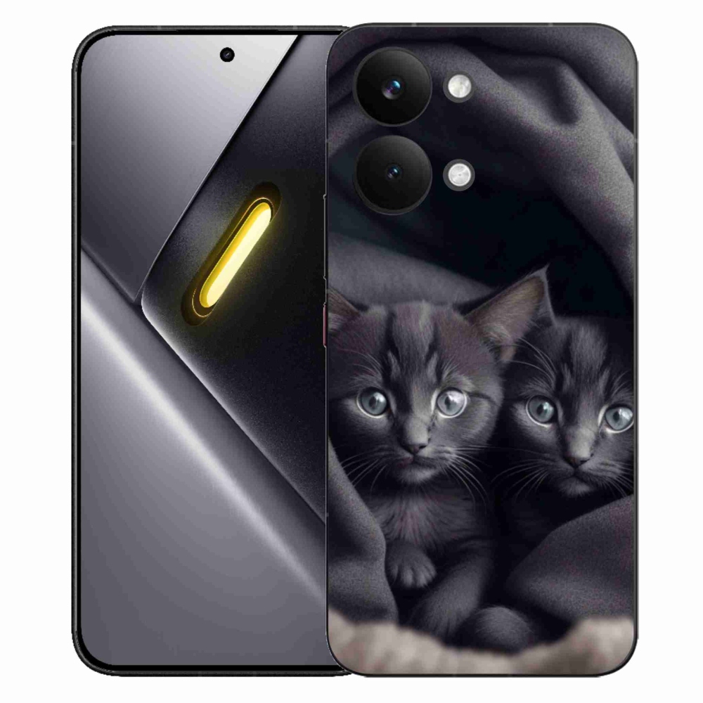 Gél borítás mmCase a Xiaomi Poco X8 Pro Max készülékhez - cat duo