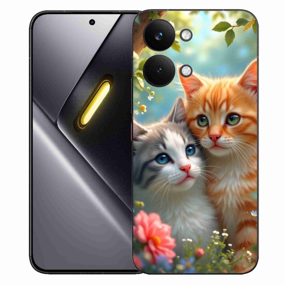 Gél borítás mmCase a Xiaomi Poco X8 Pro Max számára - macskaszerelem 2