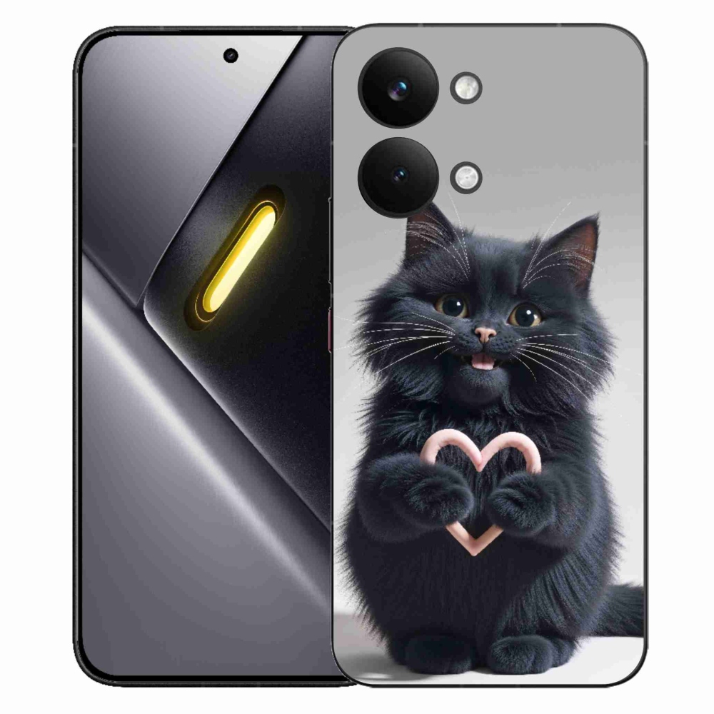 Gél borítás mmCase a Xiaomi Poco X8 Pro Max számára - macskaszerelem 3