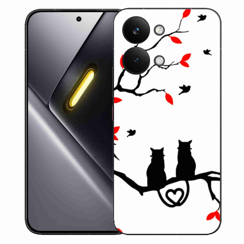 Gél borítás mmCase a Xiaomi Poco X8 Pro Max számára - macska szeretet