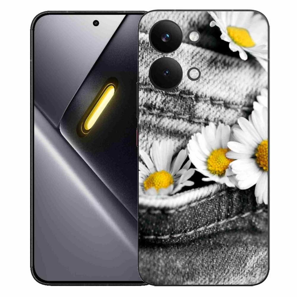 Gél borítás mmCase a Xiaomi Poco X8 Pro Max készülékhez - margaréták